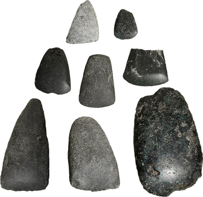 Série de haches polies seriehachespolies